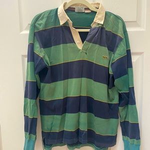 VINTAGE DISTRESSED Lacoste by IZOD Rugby shirt